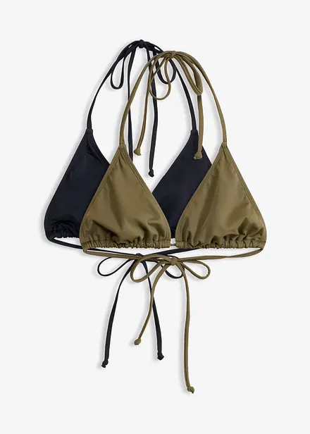 Triangel-Bikinioberteil im Doppelpack (2er Pack)