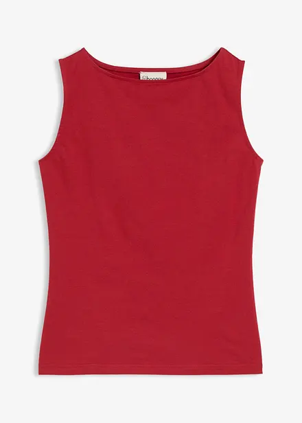 Top cintr&eacute; en coton extensible