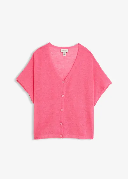 Oversize Kurzarm Cardigan