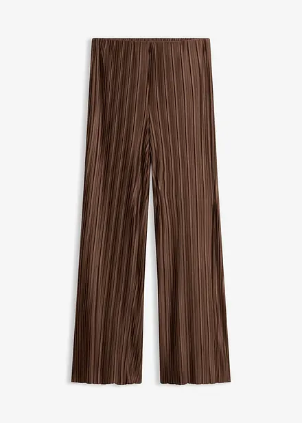 Pantalon palazzo pliss&eacute;