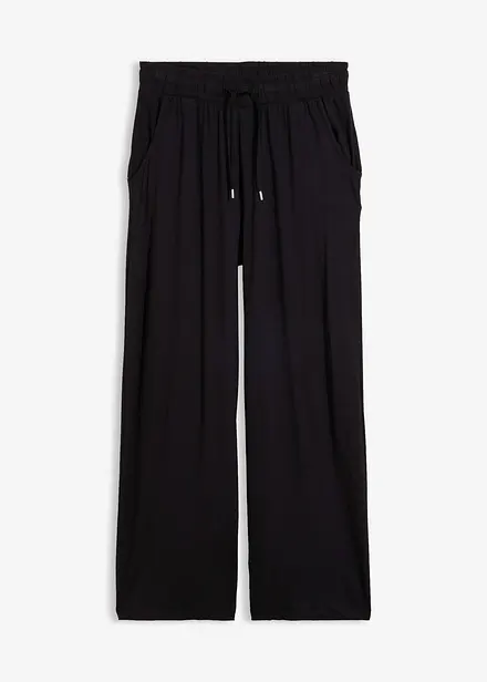 Pantalon fluide en jersey viscose extensible