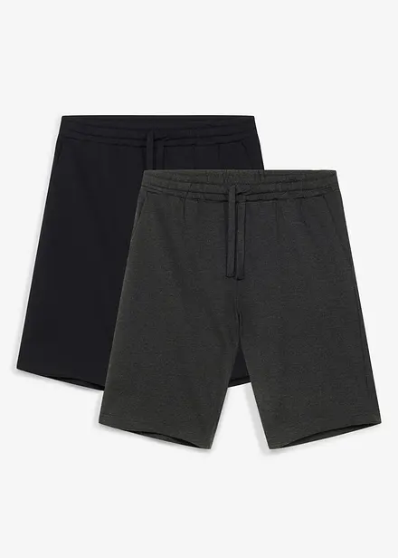 Lot de 2 bermudas sweat loose