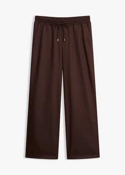 Pantalon large &agrave; pinces