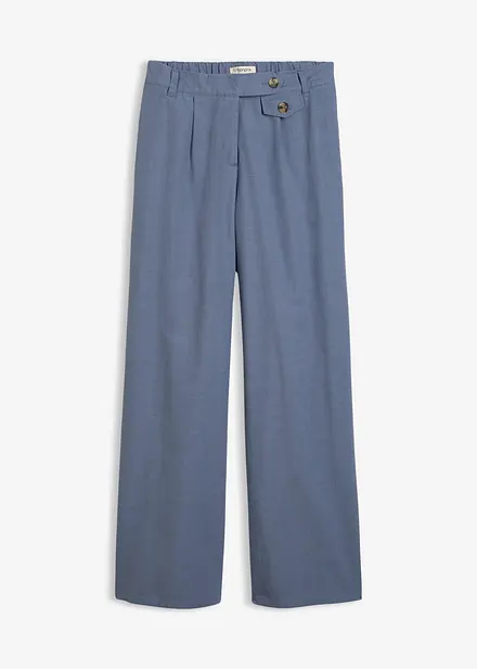 Pantalon large &agrave; pinces