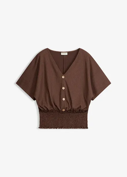Shirt aus strukturiertem Cr&ecirc;pe