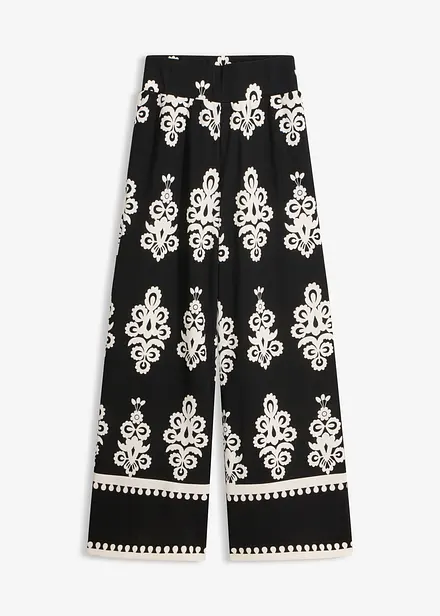 Pantalon taille haute en jersey