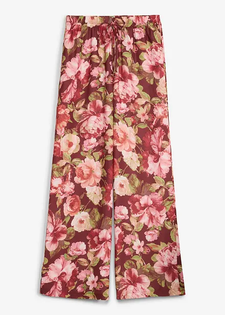 Pantalon large &agrave; pinces