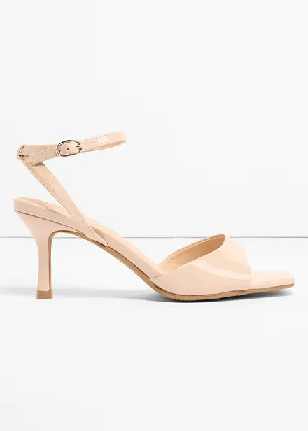 Sandales &agrave; talon et brides