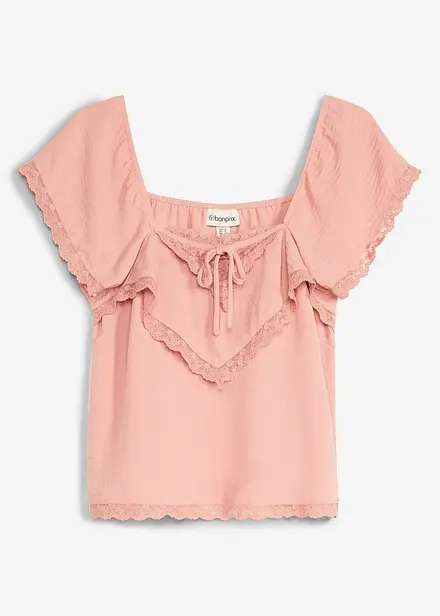 Top blouse en cr&ecirc;pe l&eacute;g&egrave;re