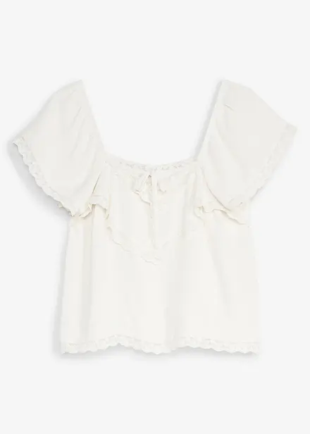 Top blouse en cr&ecirc;pe l&eacute;g&egrave;re