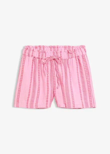 Short l&eacute;ger en gaze de coton