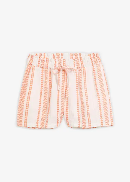 Short l&eacute;ger en gaze de coton
