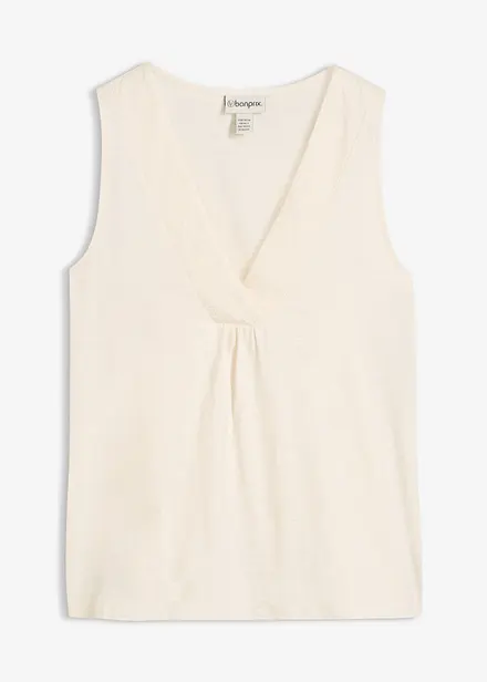 Top en coton brod&eacute;