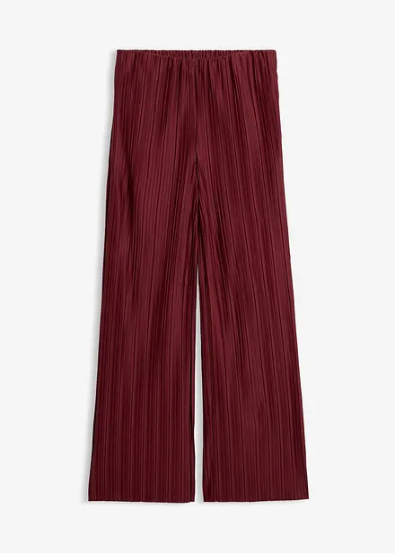 Jersey-Hose mit Plissee