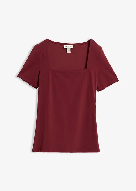 T-shirt &agrave; col carr&eacute;