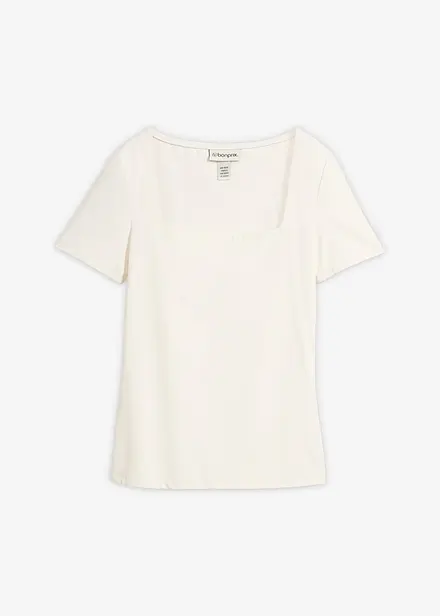 T-shirt &agrave; col carr&eacute;