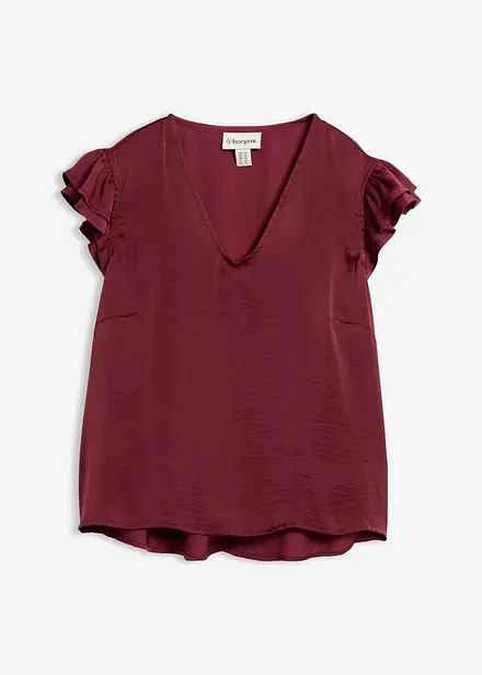 Bluse mit Volants