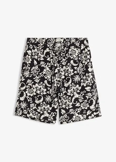 Shorts aus flie&szlig;ender Viskose