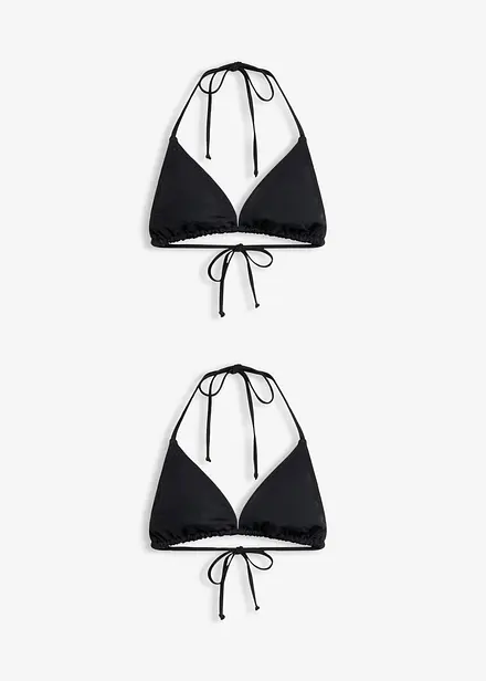 Triangel-Bikinioberteil im Doppelpack (2er Pack)