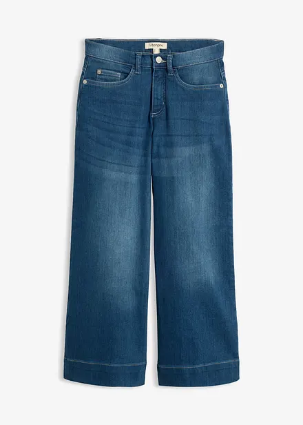 Jupe-culotte en jean ultra-doux
