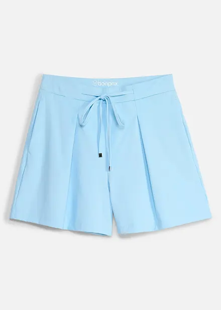 Short ultra l&eacute;ger &agrave; plis d&eacute;coratifs, s&eacute;chage rapide