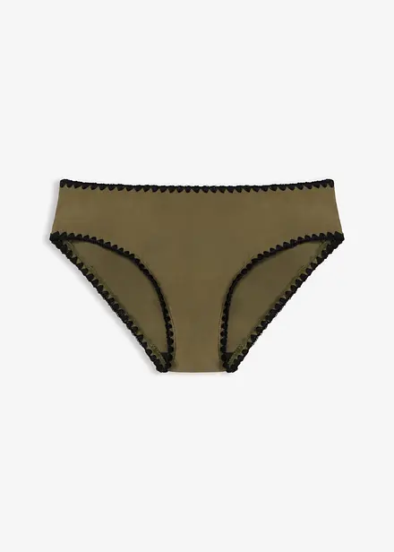 Bikinihose mit Stickerei