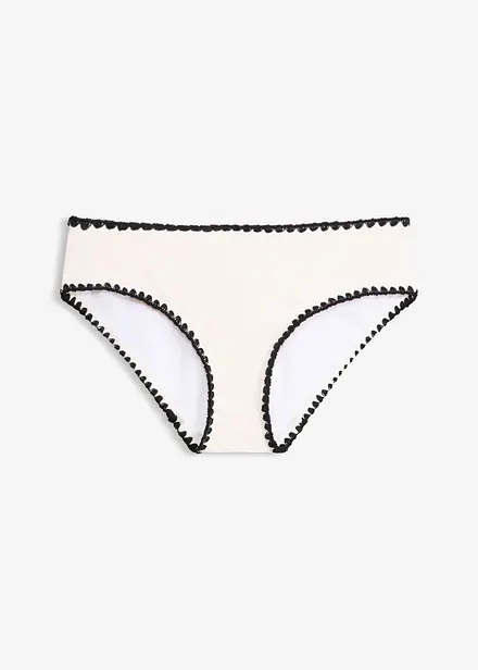 Bikinihose mit Stickerei
