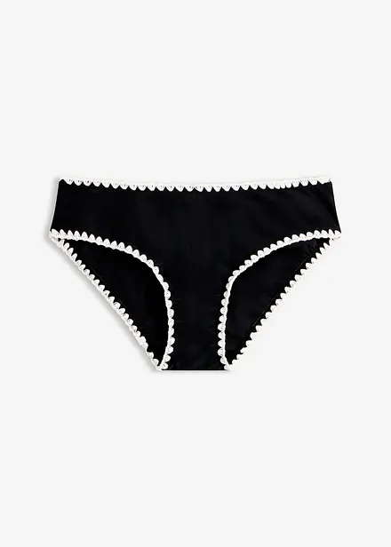 Bikinihose mit Stickerei