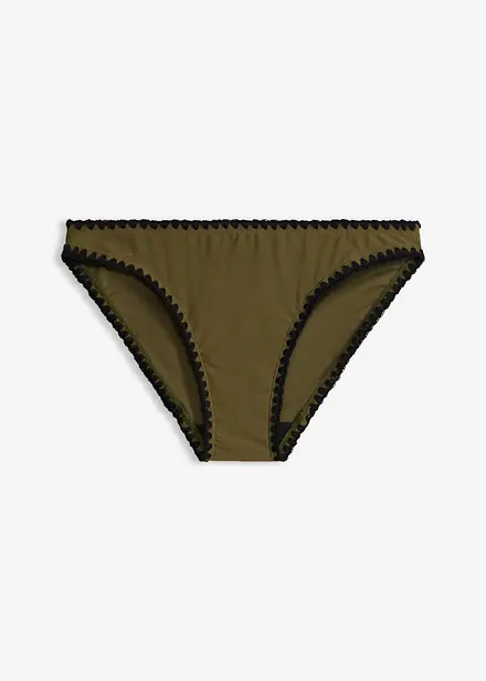 Bikinihose mit Stickerei