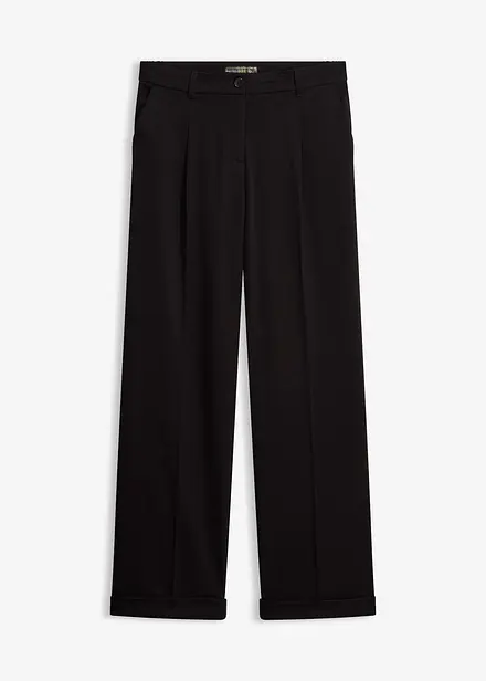 Pantalon large &agrave; pinces