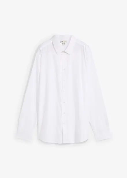 Chemise habill&eacute;e sans repassage 100% coton, regular