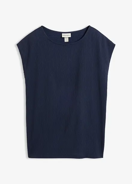 Shirt aus strukturiertem Material