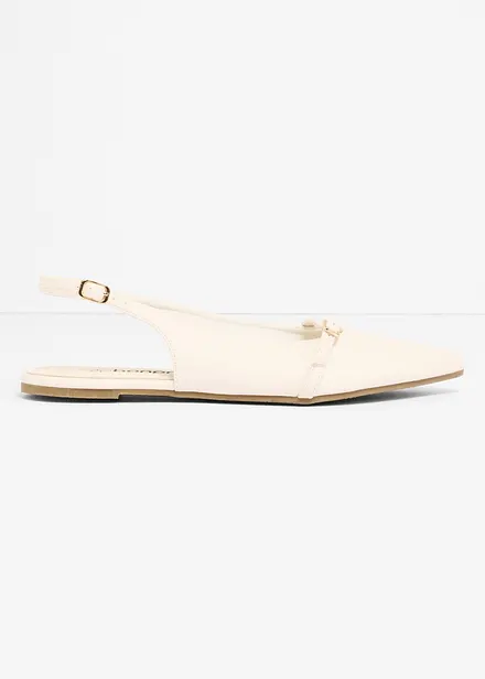Sling-Ballerinas mit dekorativem Riemen