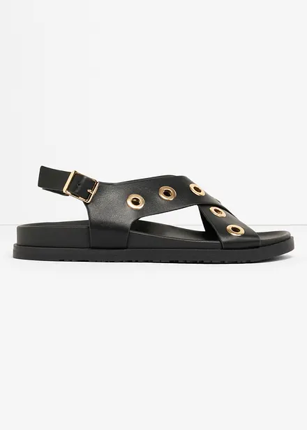 Sandales &agrave; &oelig;illets