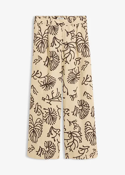 Marlenehose aus reinem Leinen