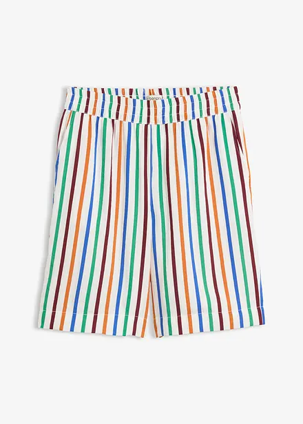 Bermuda en viscose m&eacute;lang&eacute;e