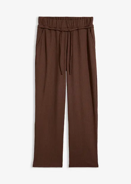 Jersey-Schlupfhose aus strukturiertem Cr&ecirc;pe