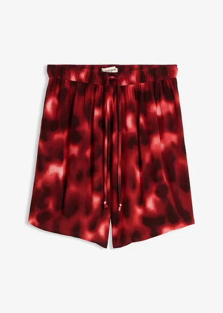 Schlupf-Shorts aus strukturierter Viskose
