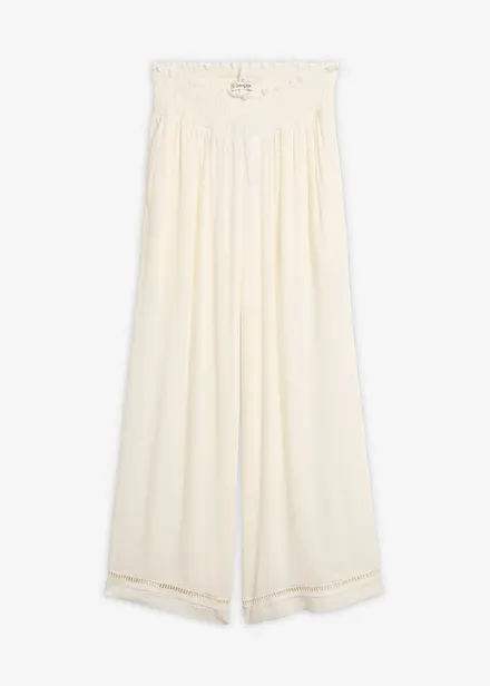 Jupe-culotte textur&eacute;e