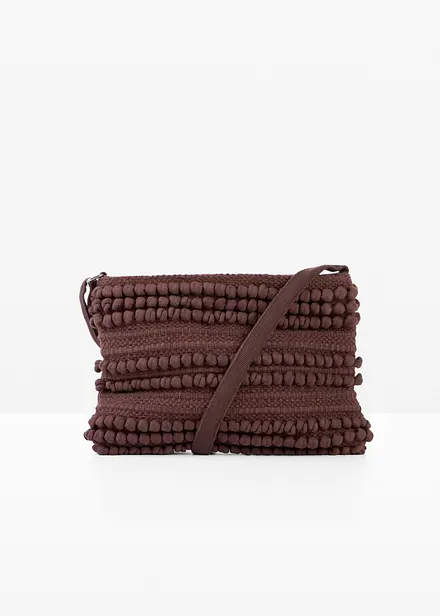 Sac &agrave; bandouli&egrave;re en toile textur&eacute;e