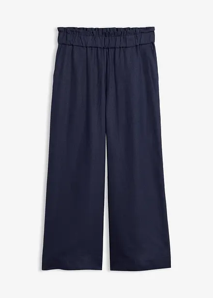Leinen-Culotte, wadenlang
