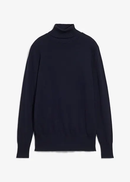 Feinstrick-Rollkragenpullover