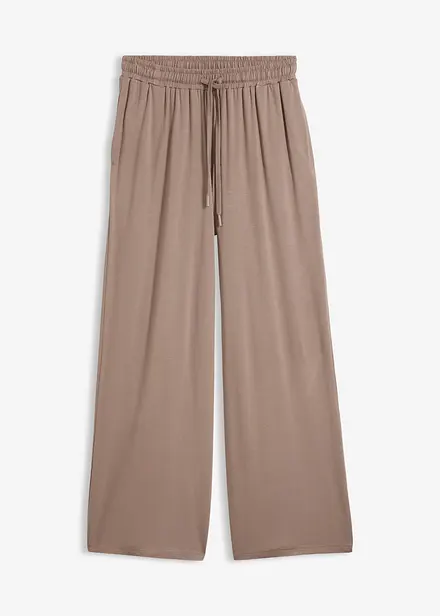 Pantalon fluide en jersey viscose