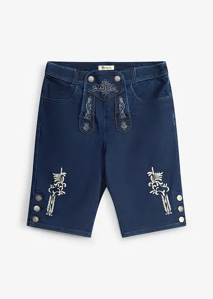 Trachtenhose aus Sweatdenim mit Komfortbund