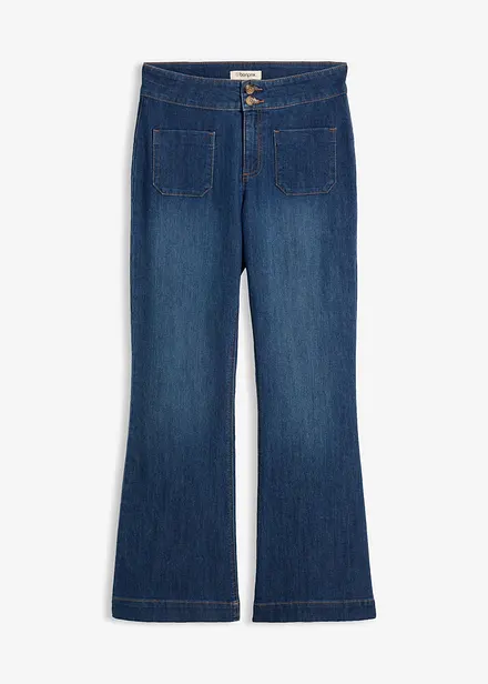 Jean flare taille mi-haute