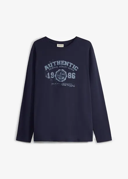 T-shirt manches longues 100% coton