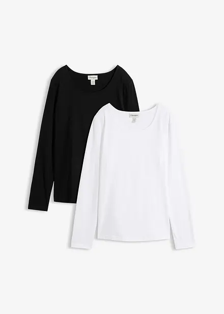 Langarmshirt (2er Pack)
