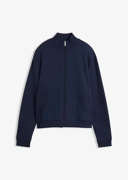 Sweat zipp&eacute; 100% coton