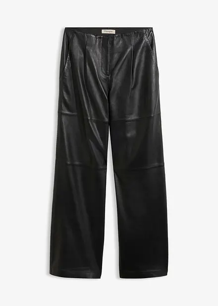 Lederhose mit Bundfalten