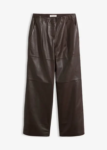 Lederhose mit Bundfalten